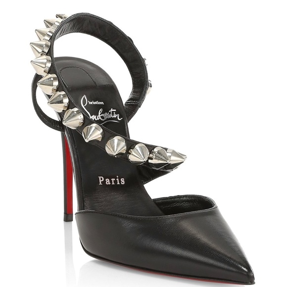 Christian Louboutin Shoes - Christian Louboutin Spikita 100 Slingback Pumps